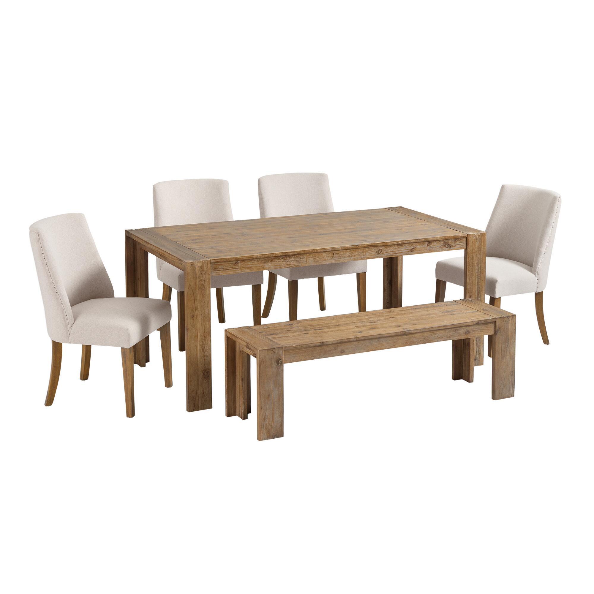 Natural Wood Finn Dining Collection by World Market