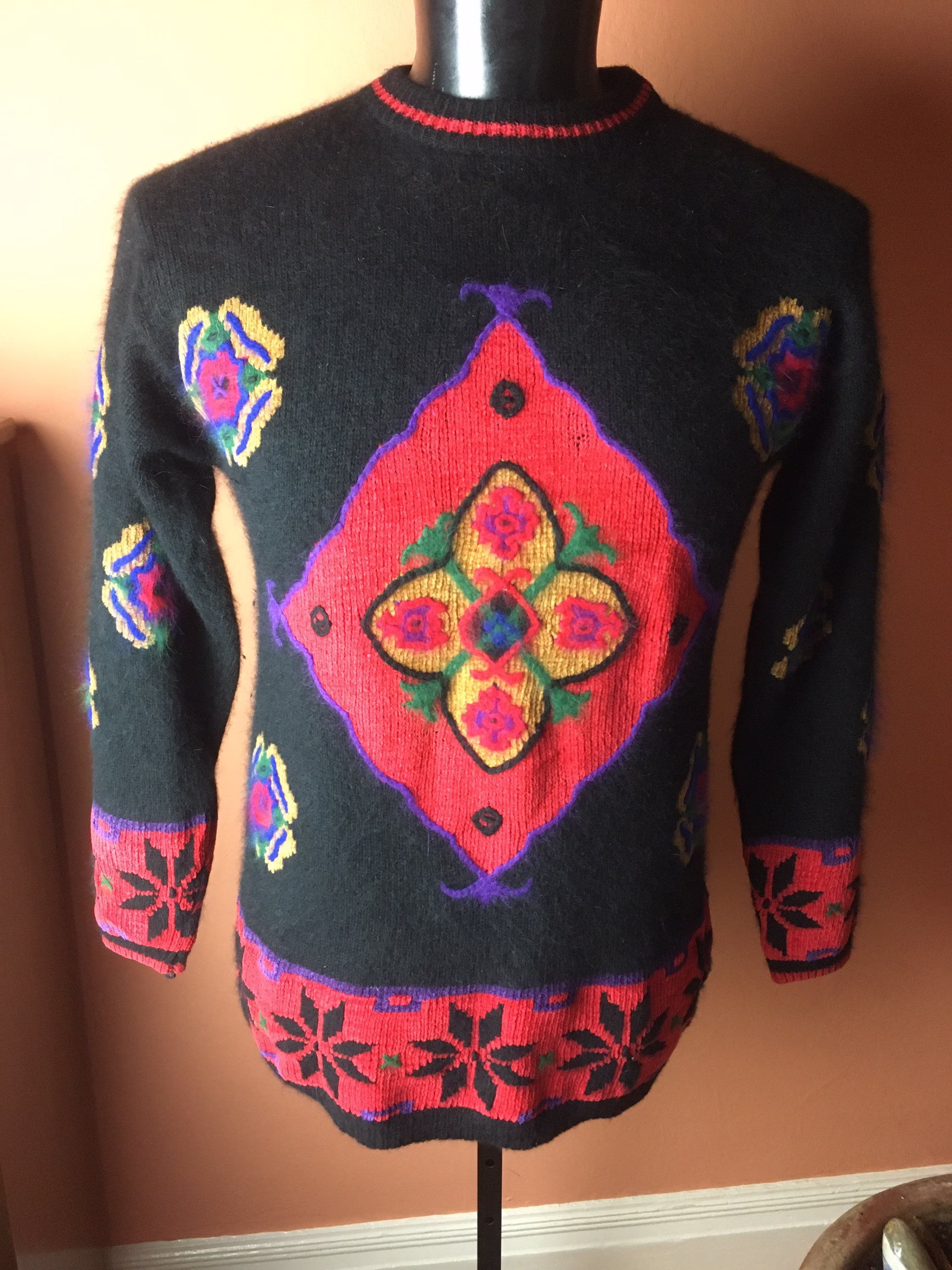 1980S/1990S Rafaella Angora Blend Oversized Sweater