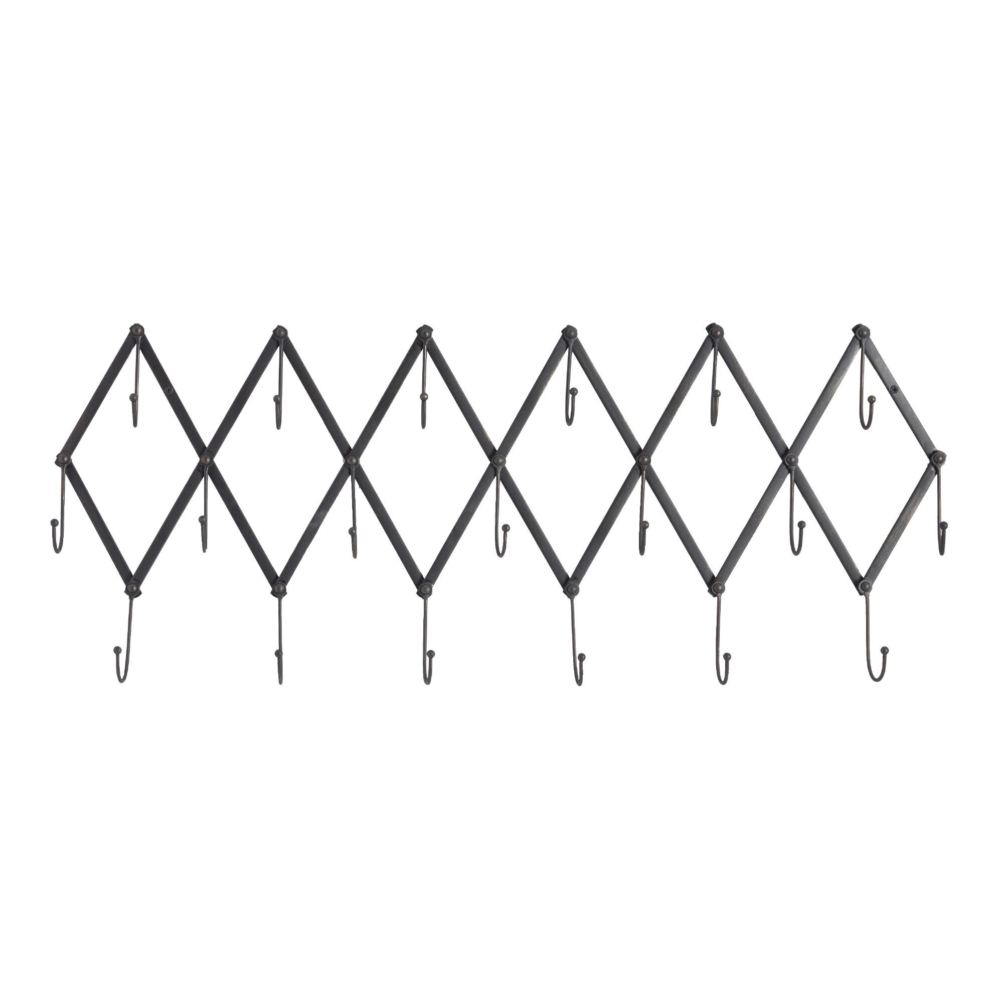 Metal Accordion Wall Rack: Gray by World Market