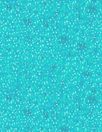 Paint Dots On Turquoise Aqua Blender By The Half Yard Cotton Quilt Fabric Timeless Treasures Cd8724