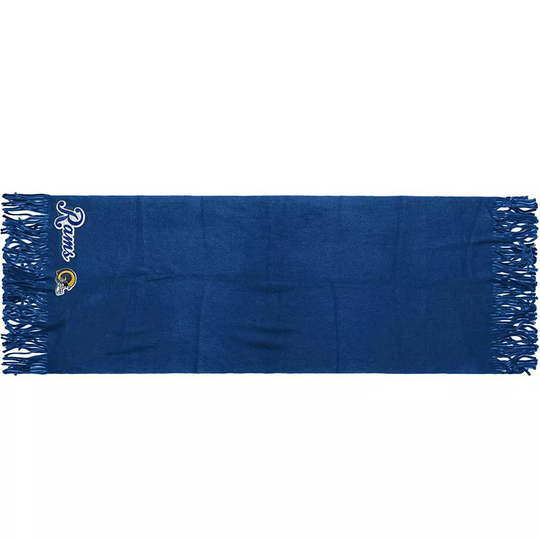 Los Angeles Rams Oversized Fringed Scarf, Multicolor