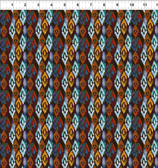 In The Beginning - Southwest Blanket Digital Print Multi Cotton Fabric By The Yard Or Select Length 5Sou-1