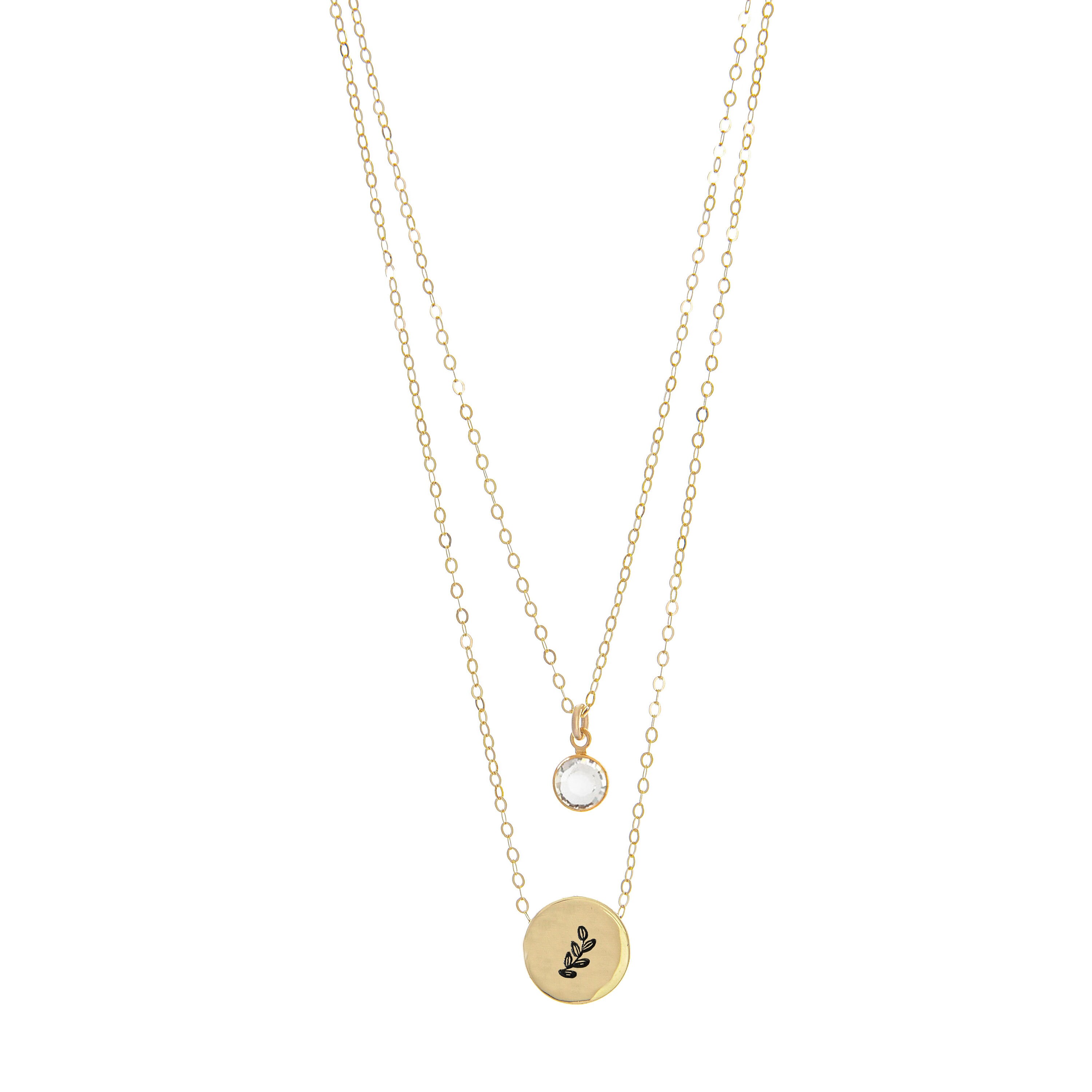 Layering Necklace, Layered Personalized Jewelry, Necklaces, & Long, Gold
