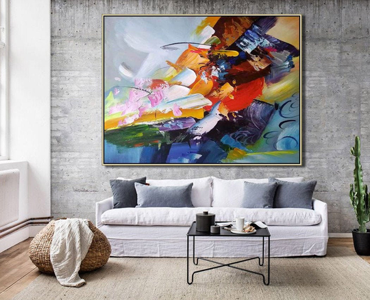 Original Abstract Painting, Hand Painted Original Art, Contemporary Abstract Large Extra Large Wall Art