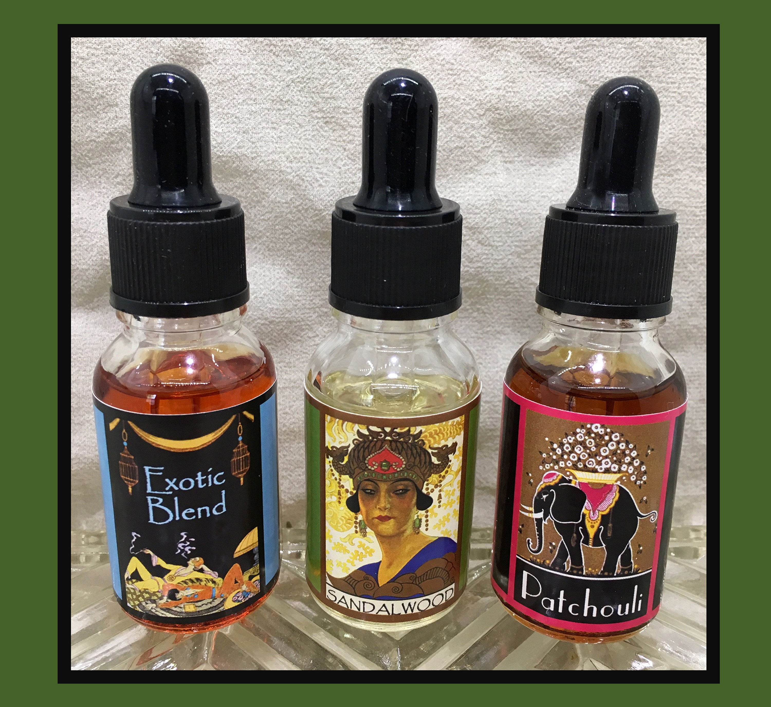Diffuser Fragrance Oils - Exotic Blend, Sandalwood Or Patchouli
