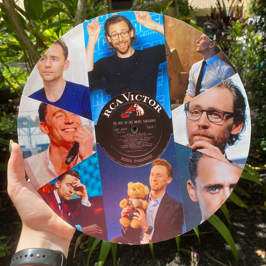 Tom Hiddleston Vinyl Collage