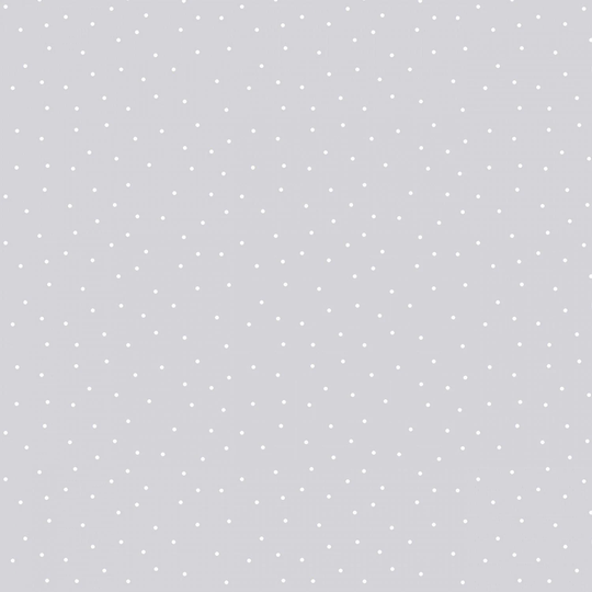 White Scattered Dots On Light Gray, Kimberbell Basics, Maywood Studio, Quilting Cotton, Fabric Yardage, Baby Quilt Fabric, Basic Blender