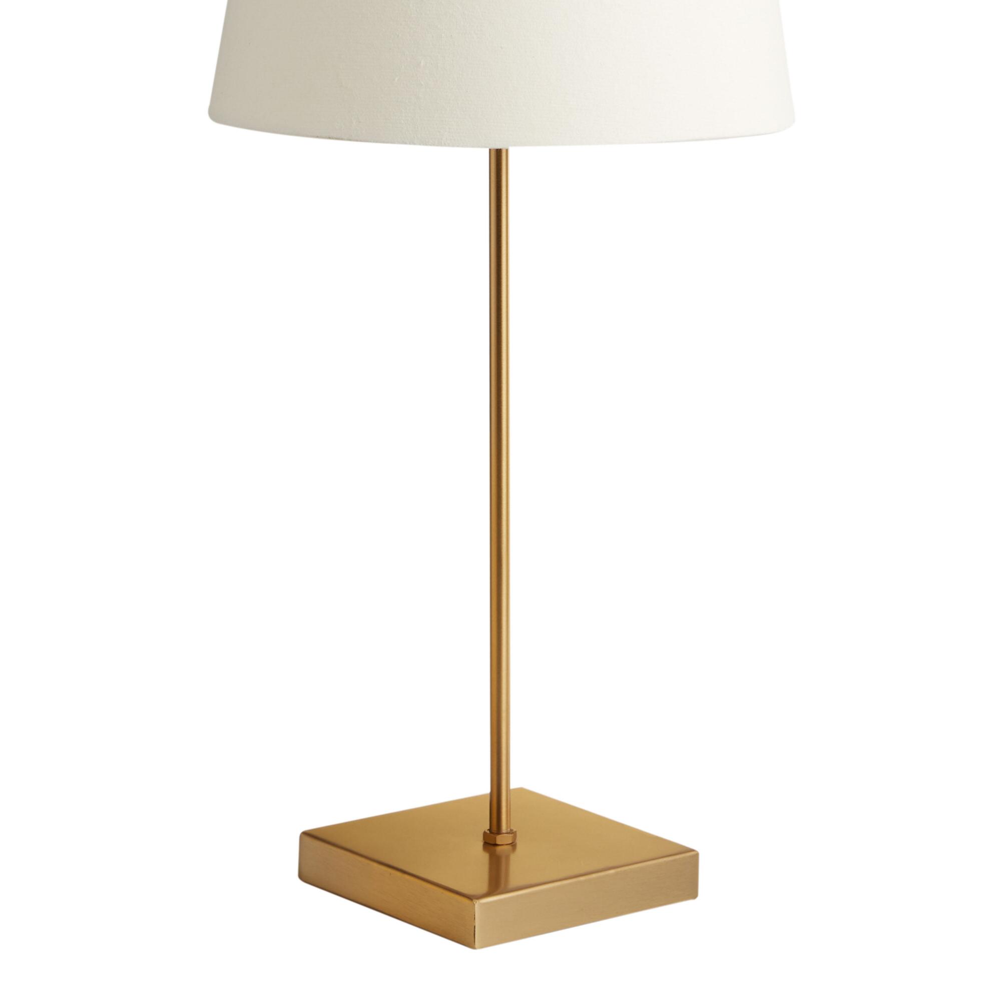 Brass Metal Manvi Accent Lamp Base: Gold by World Market
