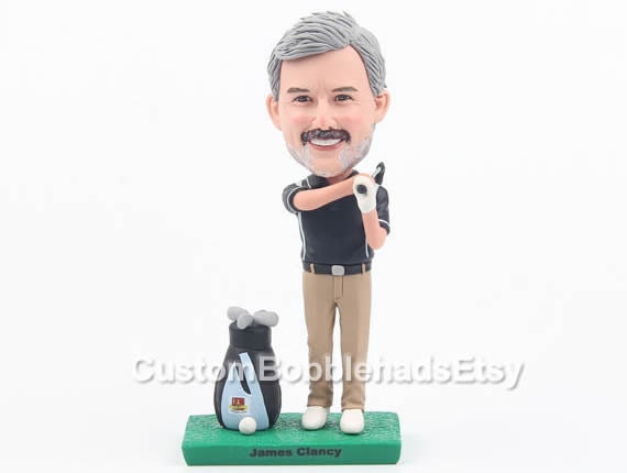 Custom Bobbleheads - Personalized Golf Gift, Father's Day Father Day Gift, Gift For Daddy, Gift Men, Gifts Dad