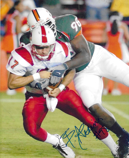 Bryan Robinson, Miami Dolphins, Signed 8x10 Photograph