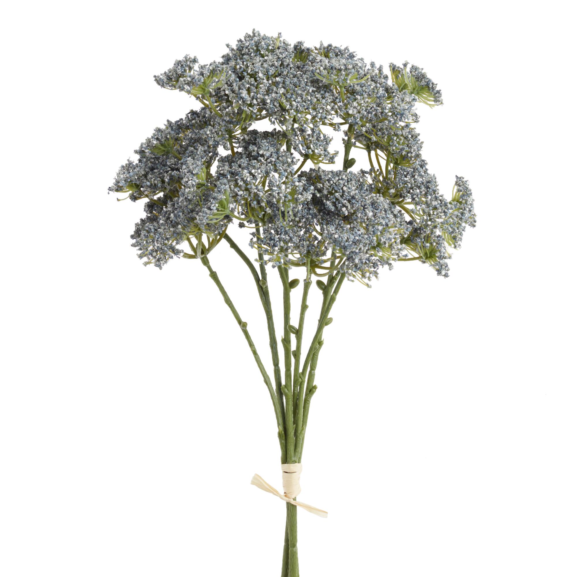 Faux Blue Queen Anne's Lace Bunch by World Market
