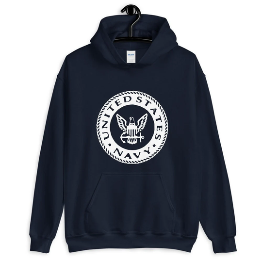 Us Navy Unisex Heavy Blend Hooded Sweatshirt, Logo Oversized Hoodies, Mom T Shirt, Dad, United States Veteran, Plus Size