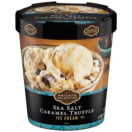 Kroger Sea Salt Caramel Truffle Ice Cream - 16.0 oz
