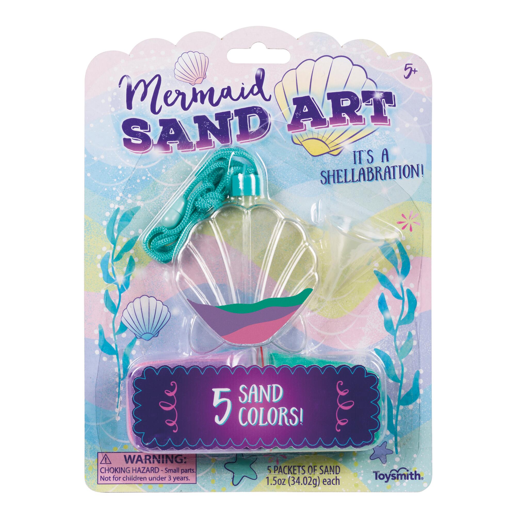Toysmith Mermaid Sand Art Necklace Set of 2 by World Market