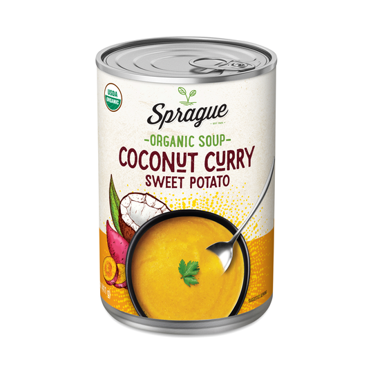 2-Pack Sprague Organic Coconut Curry Soup 14.5 fl oz can