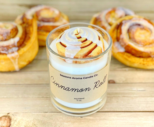 Cinnamon Roll | Soy Blend Candles Food Gift Best Selling For Her Mothers Day Spring Summer