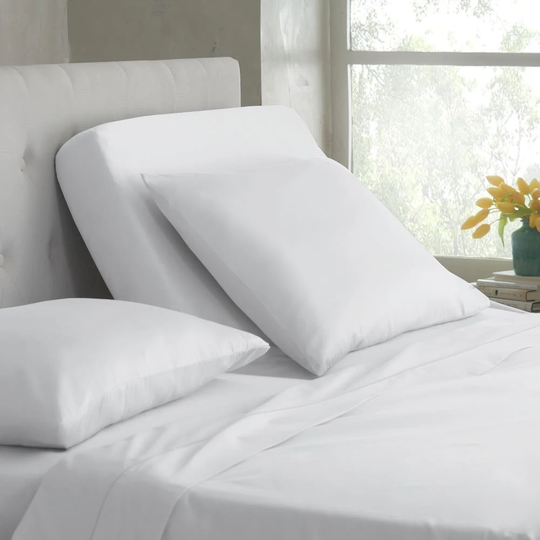 WestPoint Home Martex Split King Sheet King 400-Thread Count Cotton Blend White Bed Sheet | 028828985699