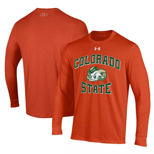 Men's Under Armour Orange Colorado State Rams 2022 Aggie Day Long Sleeve T-Shirt, Size: Small