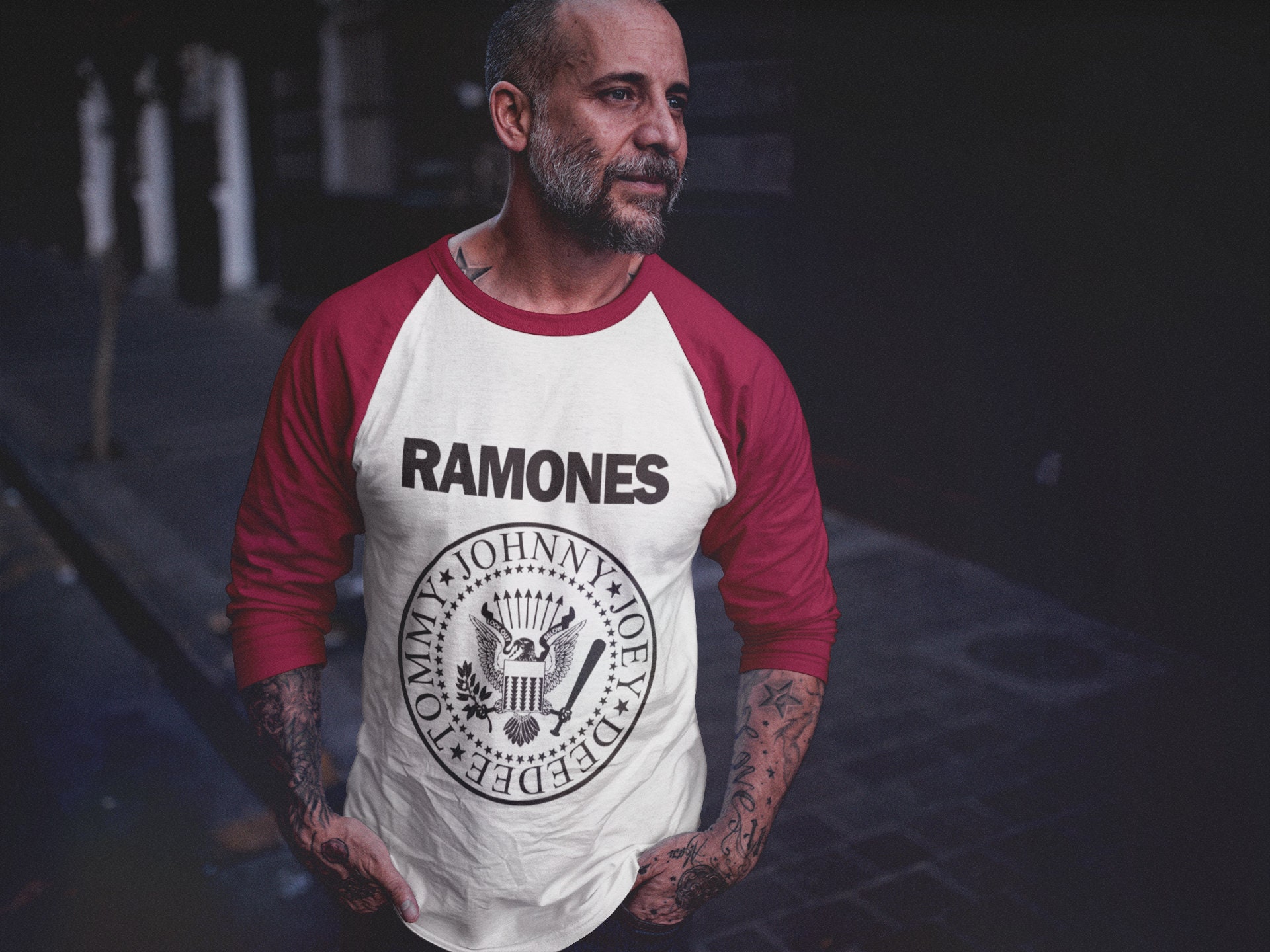 Ramones Logo Raglan