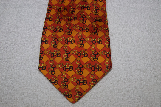 Vintage Harrods Horse Bit Silk Tie