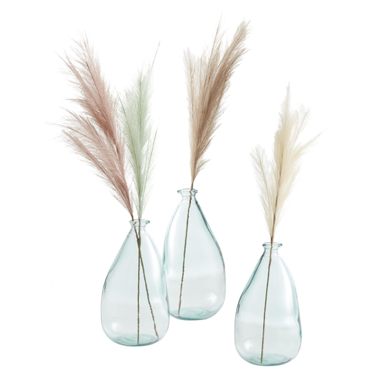 Faux Pampas Grass Stem 40 Inch: Pink - Fabric by World Market