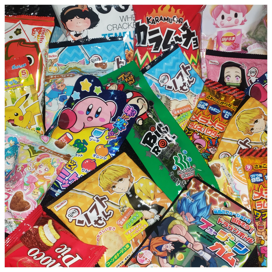 Anime Cartoon Premium Asian Snack Box Japanese Taiwan Candy Soda Birthday Valentine's Day
