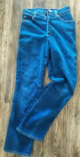 Vintage 1970S Ladies Sears Jeans. Action Blues Flex Jeans, Cotton Blend. Size 12. Free Shipping