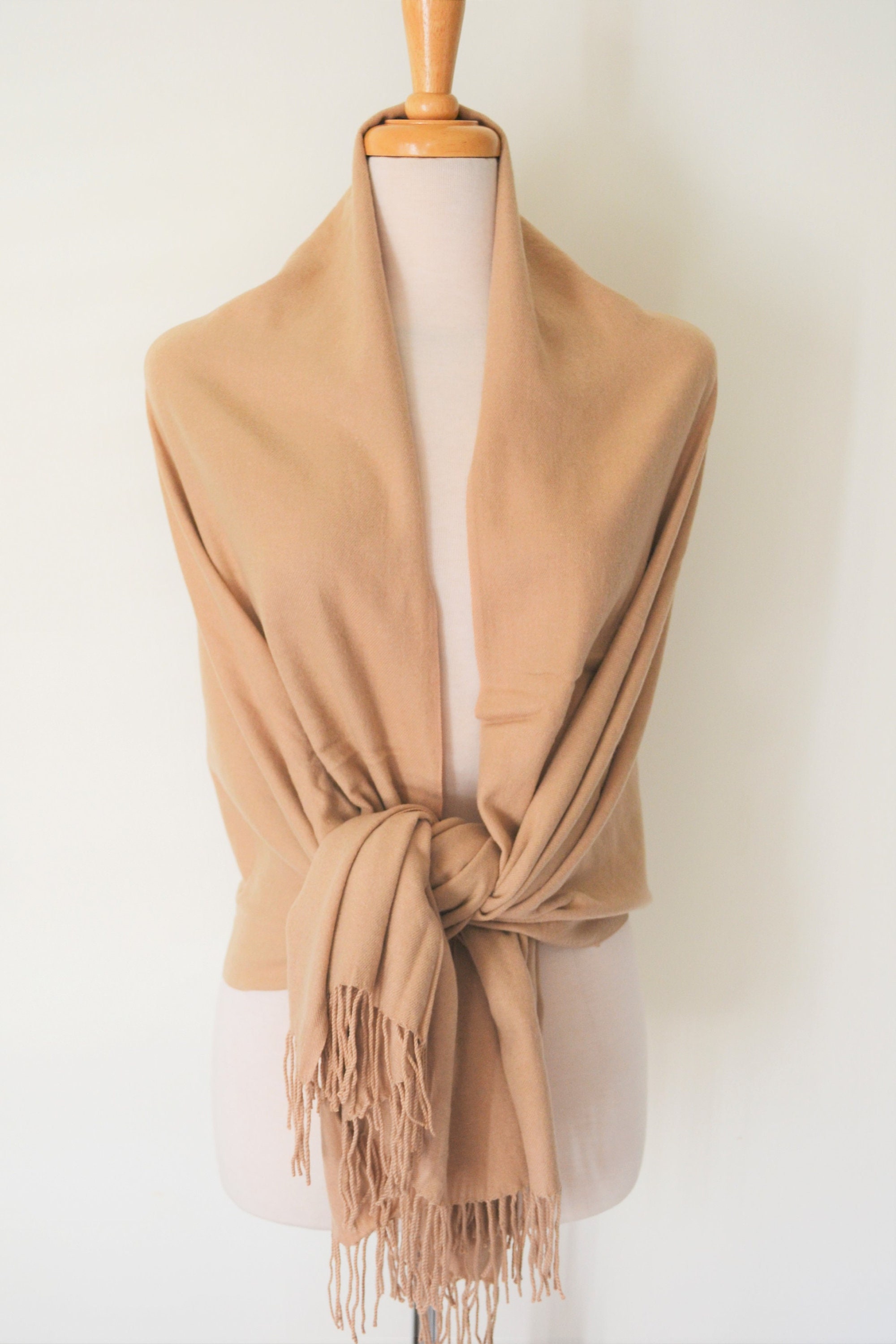Extra Large Cashmere Blend Scarf, & Cotton Wrap, Cozy Soft Throw, Women's Fashion, Pashmina Wraps, Skin