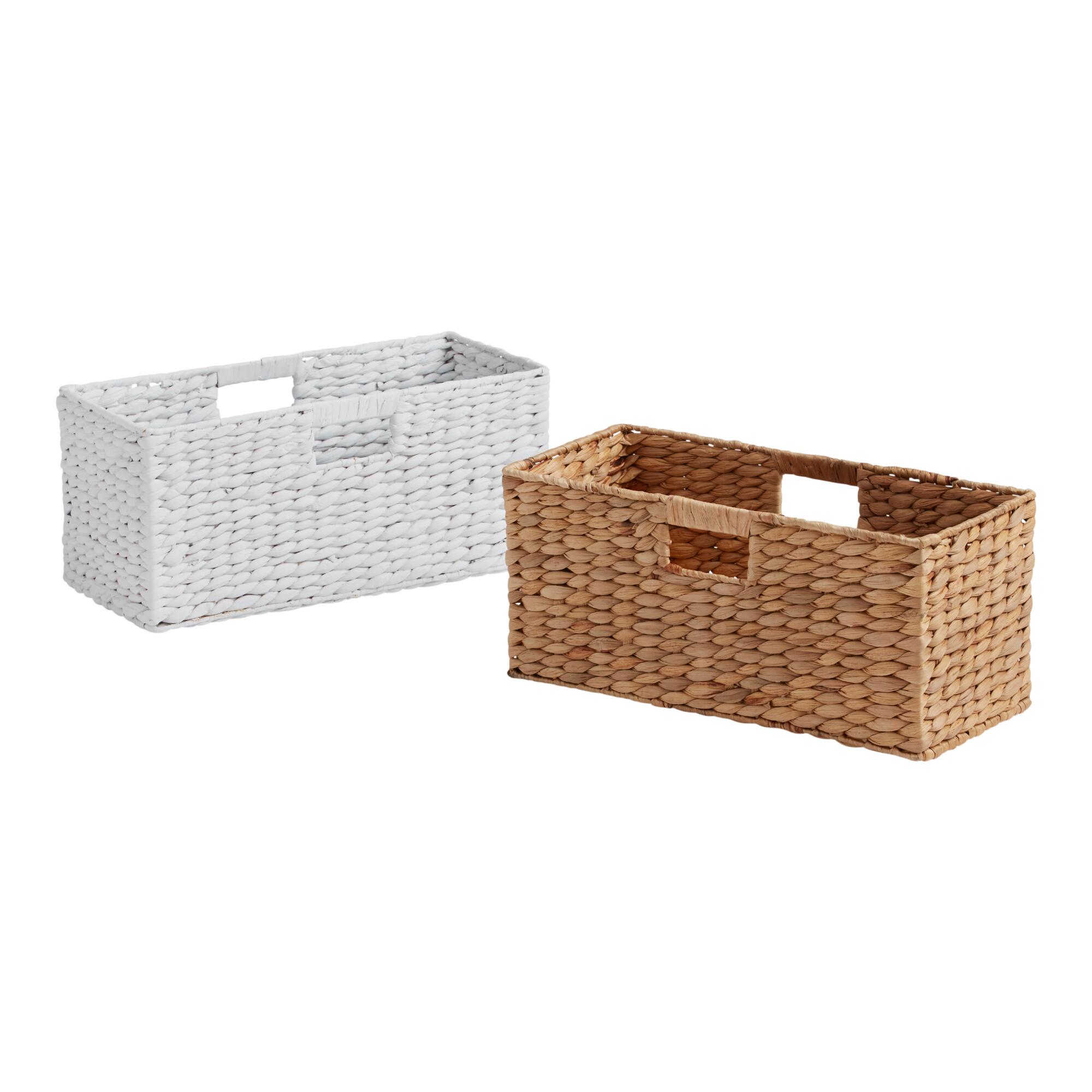 Hyacinth Elliot Utility Basket: White by World Market