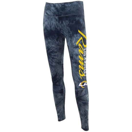 Women's Concepts Sport Black Los Angeles Rams Burst Tie Dye Leggings, Size: Small