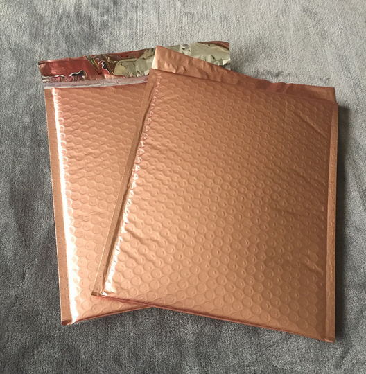 25 8.5x12 Deep Rose Gold Bubble Mailers Size 2 Self Sealing Shipping Padded Envelopes