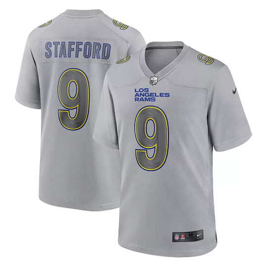 Men's Nike Matthew Stafford Gray Los Angeles Rams Atmosphere Fashion Game Jersey, Size: XL, LAR Grey