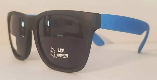 Vintage Bart Simpson Fun Sunglasses // Wayfarer The Simpsons 90S Theme Party Shades Retro Throwback Blue Frames Tv Show