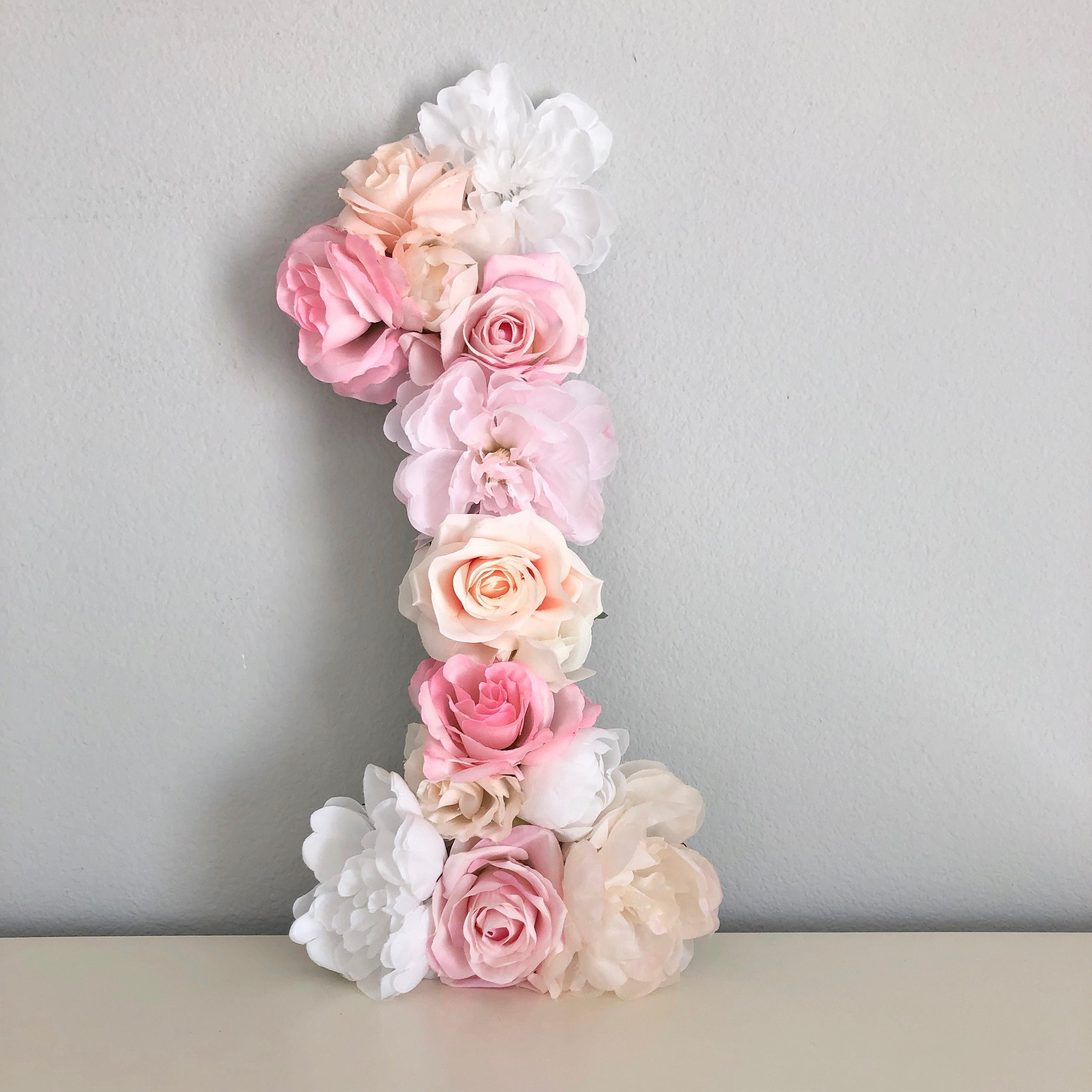Girl First Birthday, 1st Birthday Sign, Number 1, Pink One, Girl, & Gold Decor
