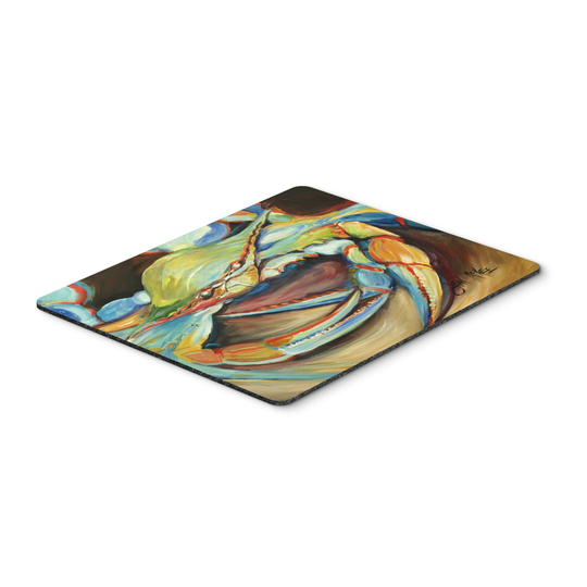 Caroline's Treasures JMK1096MP Blue Crab Mouse Pad, Hot Pad or Trivet, Large, multicolor