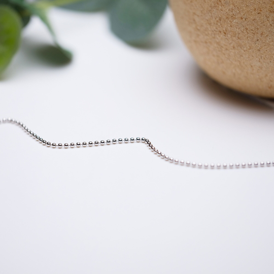 Silver Beaded Bracelet, Tiny Ball Minimalist Daily 925 Simple, Dainty, Cute, Dainty