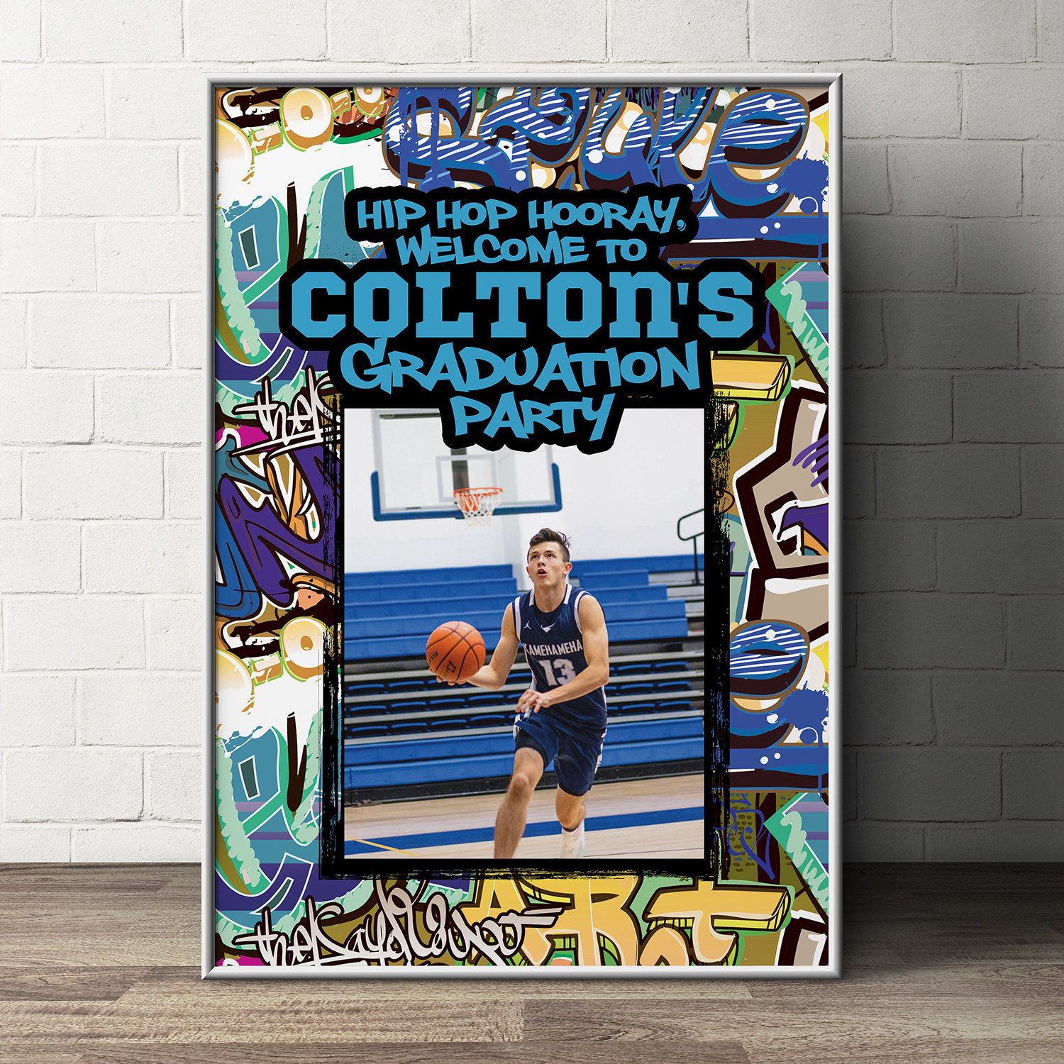 Fresh Prince, Welcome Sign, Welcome Poster, Birthday, Baby Shower, Hip Hop, 90S, Party Decor, Graffiti, Graduation Party, 90S Theme