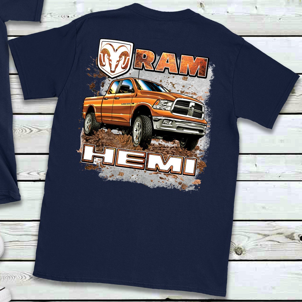 Dodge Truck T-Shirt, Ram Hemi Tee, Trucks, Automobiles