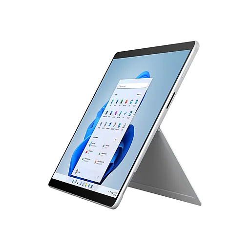Microsoft Surface Pro X 13" Tablet, 8GB RAM, 256GB SSD, Windows 11, Platinum (E7I-00001)