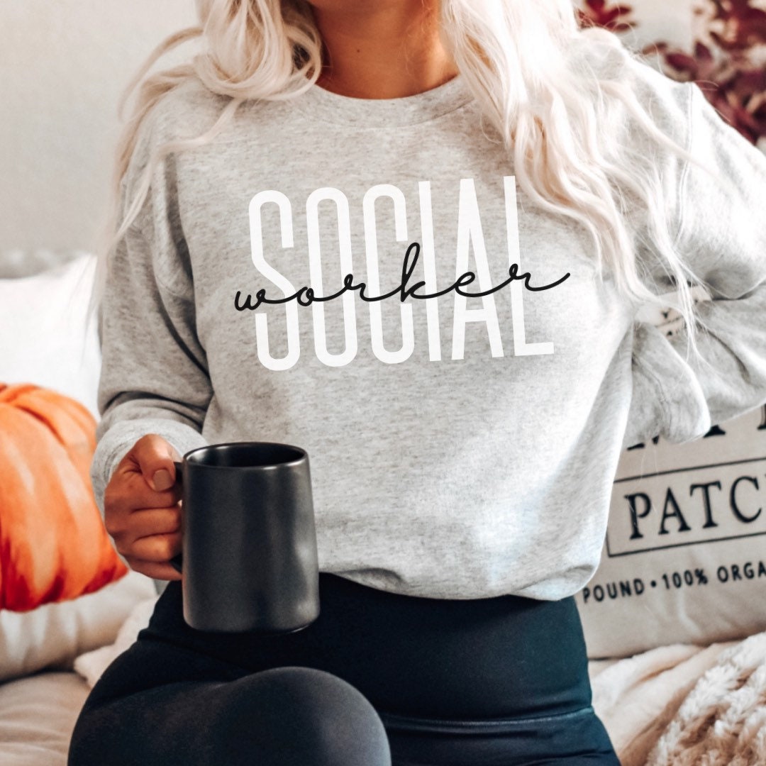 Social Worker Blend Crewneck Sweatshirt