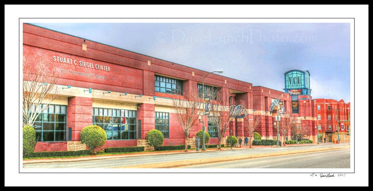 Vcu, Richmond Va, Siegel Ctr, Rva, Richmond Virginia Art Photo, Vcu Frame, Vcu Rams, Vcu Basketball, Virginia Commonwealth University -By Dave Lynch