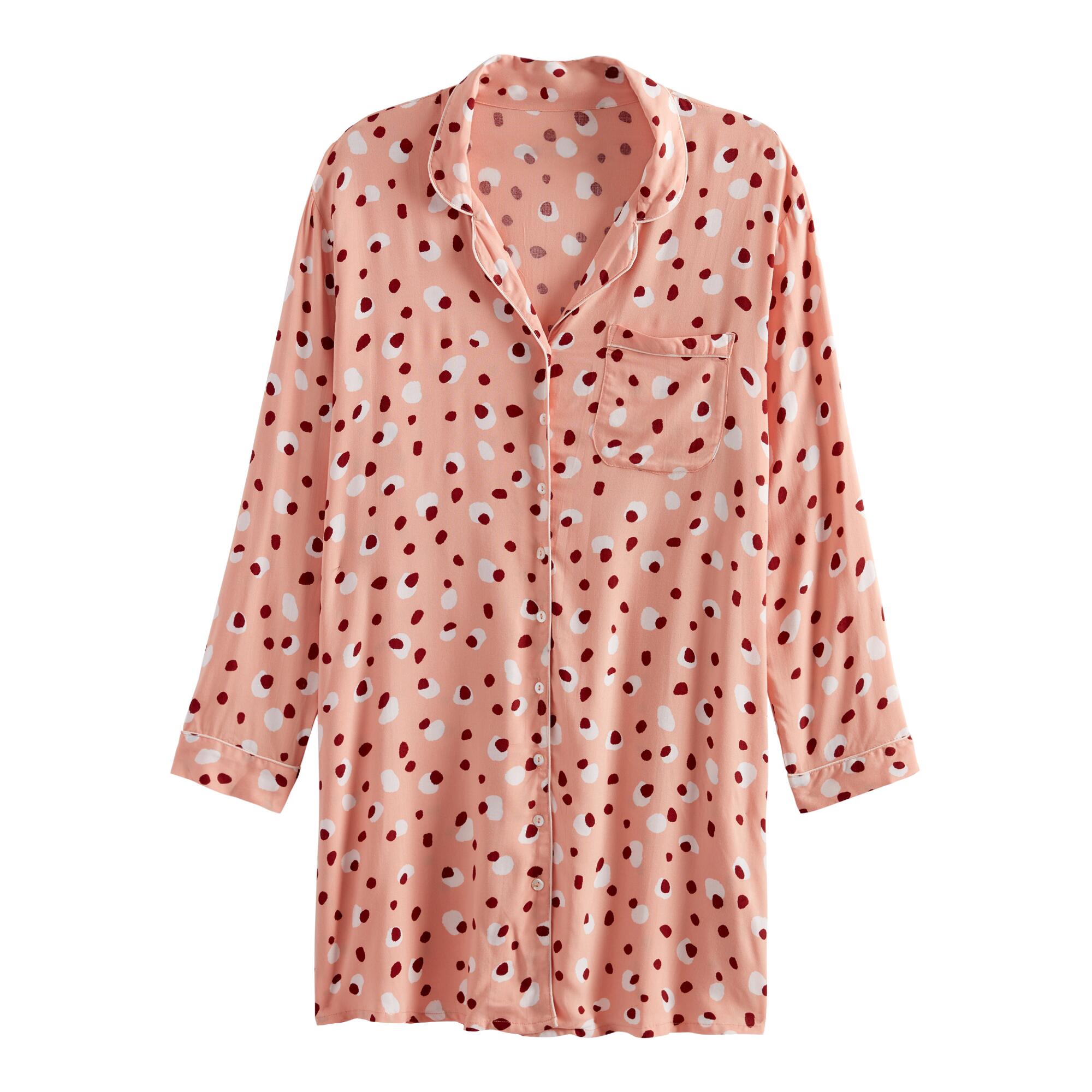 Pink and Red Cheetah Spot Nightshirt - Rayon by World Market