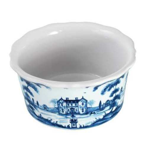 Juliska Country Estate Delft Blue Ramekin Tea Party Tent 4"L, 4"W, 2.5"H 5 oz