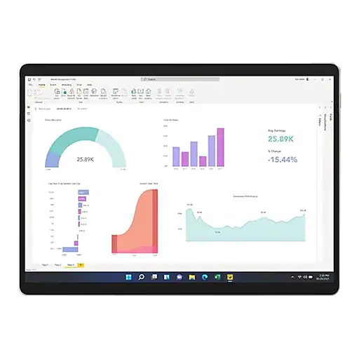Microsoft Surface Pro 8 13" Tablet, 16GB RAM, 512GB, Windows 11, Platinum (8PY-00001)