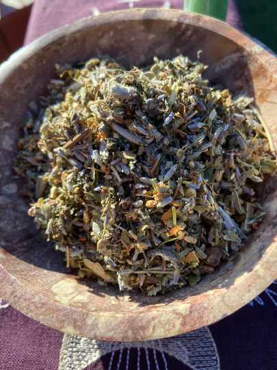 Prosperity Handmade Herbal Blend, All Natural, Dried Herbs, Petals, Pagan, Witchcraft, Incense