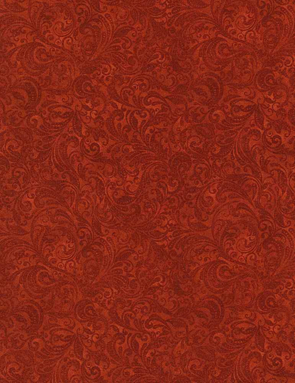 Spice Delicate Filigree Blender - Timeless Treasures Premium Cotton Quilting Fabric By The Yard Cut To Order C7800-Spice