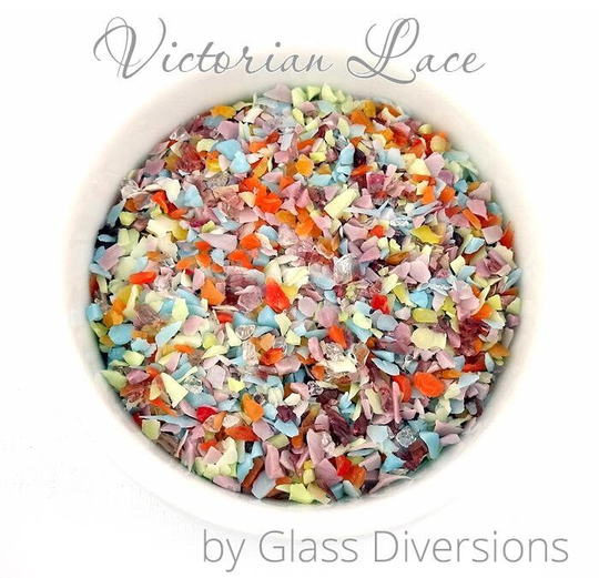 Victorian Lace Frit Blend Coe 96