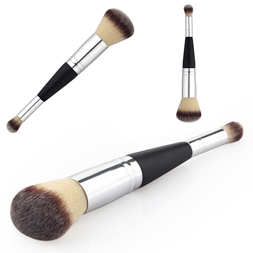 Cosmetic Double Ended Eyeshadow Blending Contour Foundation Blush Makeup Brush