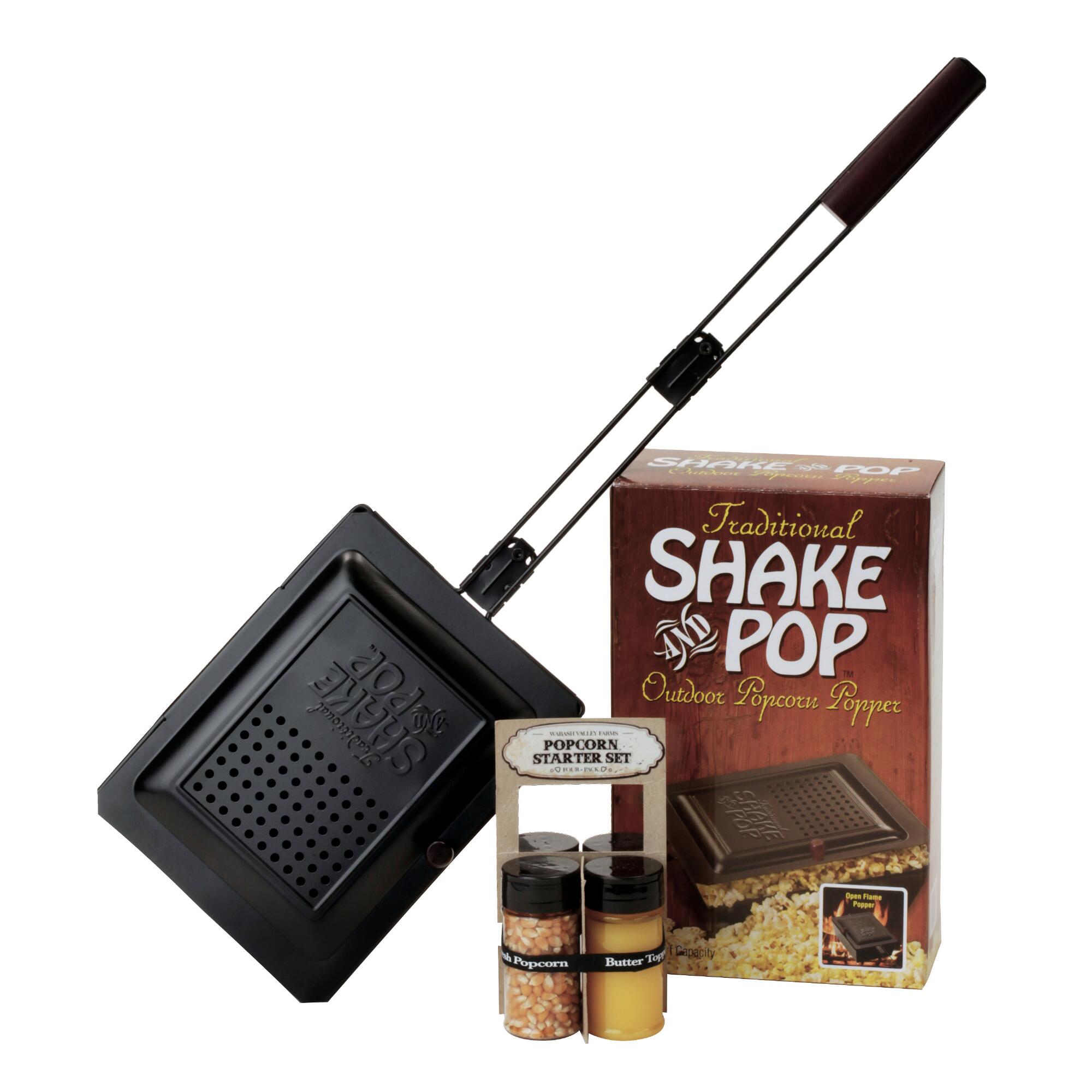 Wabash Valley Farms Shake and Pop Outdoor Patio Popcorn Gift Set by World Market
