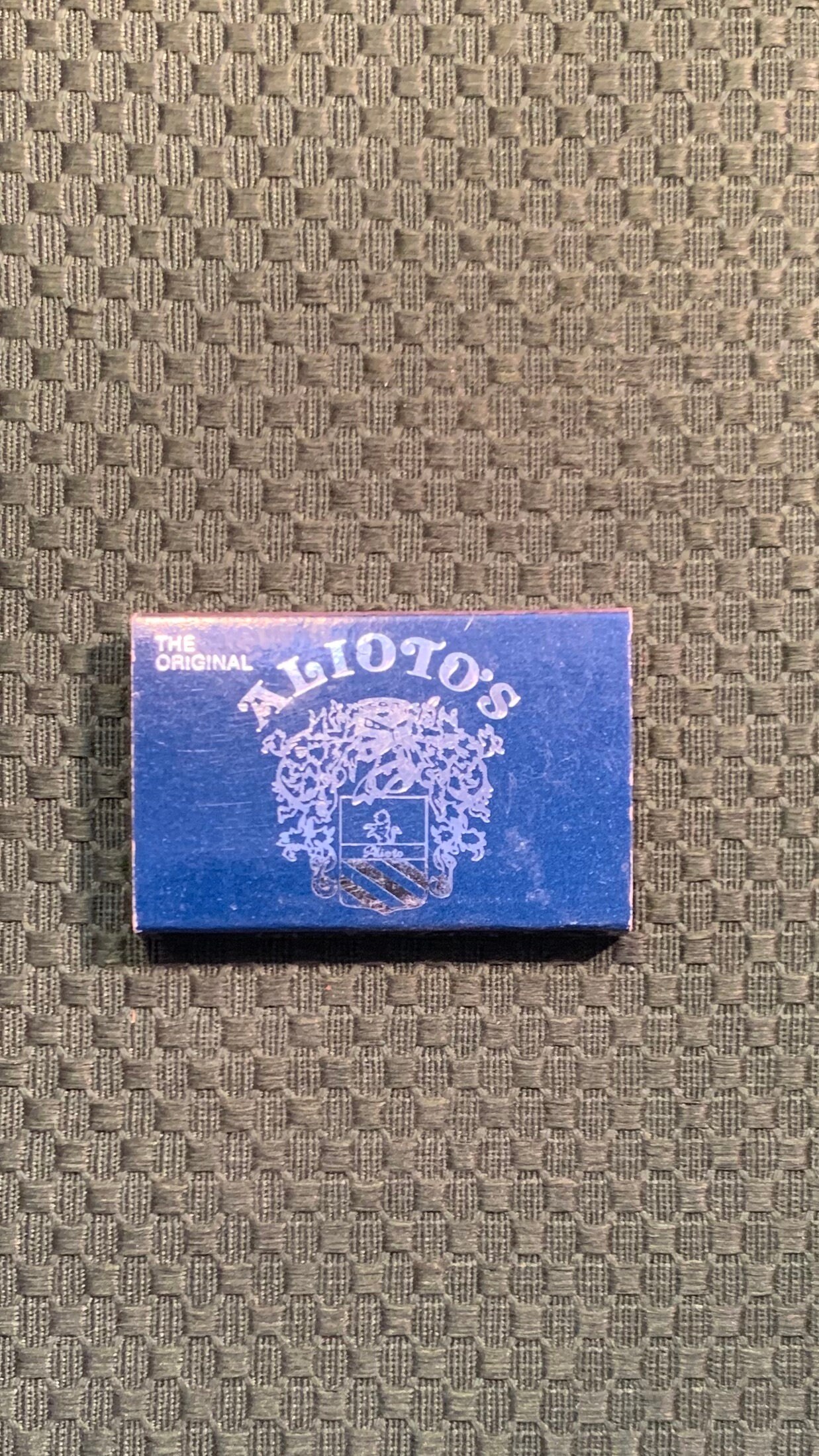 Vintage Matchbook, Aliotos, Seafood Restaurant, San Francisco, Fishermans Wharf, Matchbox, with Wooden Matches, Free Ship in Usa